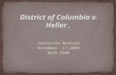 District of columbia v. Heller