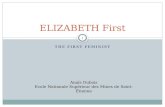 Elizabeth first