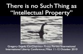 There is No Such Thing as "Intellectual Property"