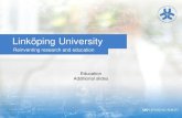 Linköpings universitet - tilläggsmodul education mar13
