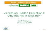 Libraries Inside/Out: Accessing Hidden Collections