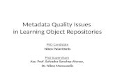 Metadata quality in digital repositories