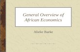 General overview of african economics