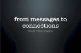 From messages to connections