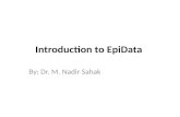 Introduction to EpiData