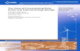 The Value of Concentrating Solar Power and Thermal Energy Storage NREL