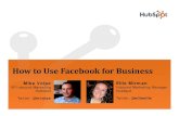 Hubspot Facebook for Business