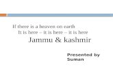 Tourism on Jammu & kashmir