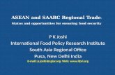 ASEAN and SAARC Regional Trade- PK Joshi