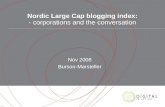 Corporate blogging among Nordic listed corporations
