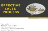 Effective selling process presentation