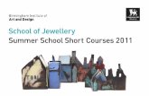2011 school of jewellery short course brochure