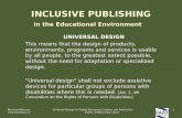 Inclusive Publishing in the Educational Environment