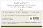 How do you market to your legacy donors? CAGP Webinar, September 2012
