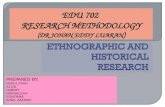 Ethnography and Historical Research Presentation