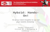 Hybrid hands on! 10 best insights to use for your events instantly