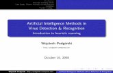 Artificial Intelligence Methods in Virus Detection & Recognition - Introduction to heuristic scanning