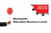 Meetopolis Education Business Lunch