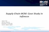 Jason Teo Supply Chain Business Continuity Management Case Study in Infineon World Continuity Congress Singapore 2014