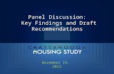 Housing Study Panel Presentation 11.19.12