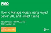 O365con14 - how to manage projects using project online