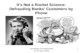 Telephone fraud PPT for Fraud Conference at Portsmouth University, 2014