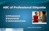 Abc of professional etiquette