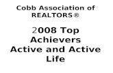 Cobb Association Active and Active Life Recipients