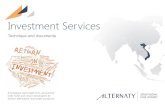 Alternaty - Investment Services technique and documents
