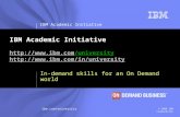 About ibm academic initiative