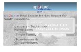 South Pasadena Home Sales Report Jan - September