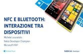 NFC, Bluetooth e comunicazione tra app