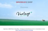 Spacious 2 BHK flats in Bavdhan - Vantage by BramhaCorp Ltd. is a standalone tower