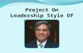 Ratan Tata- A Born Leader