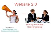 Website 2.0 - Creating a Conversational Web