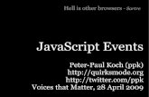 Voices That Matter: JavaScript Events