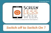 Screenless presentation   for secondary schools
