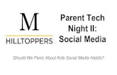 Social Media Presentation: Parent Topic Night II