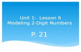 Modelling 2 digit numbers