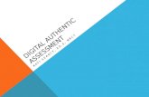 Digital authentic assessment ppt
