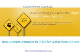 Recruitment agencies in India for Qatar
