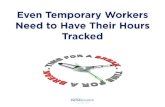 Even Temporary Workers Need to Have Their Hours Tracked