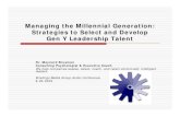 Managing  Millennial Generation Future Leaders