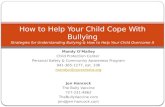 How to help your child cope with bullying