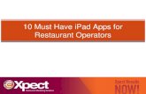 10 Must Have IPad2 Apps For Restaurant Operatore