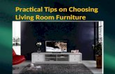Practical tips on choosing living room furniture