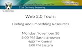 Nov 30    Finding And  Embedding  Resources