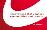 Innovations that connect communities of publishers and brands
