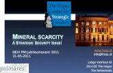 Hcss material scarcity PMI event NEVI 31 mei2011