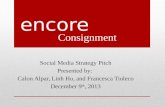 Encore Consignment's Social Media Strategy Pitch